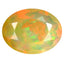 2.12 ct Oval (11.51 x 8.73 mm) Un-Heated Ethiopia Natural Rainbow Opal