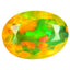 1.66 ct Oval (10.78 x 7.90 mm) Un-Heated Ethiopia Rainbow Opal Loose Stone