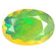 1.64 ct Oval (11.29 x 8.01 mm) Un-Heated Ethiopia Rainbow Opal Gemstone