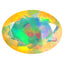1.50 ct Oval (10.08 x 7.37 mm) Un-Heated Ethiopia Rainbow Opal Loose Stone