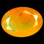 1.89 ct Oval (11.42 x 8.15 mm) Un-Heated Ethiopia Rainbow Opal Stone