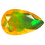 1.42 ct Pear (11.84 x 7.29 mm) Un-Heated Ethiopia Rainbow Opal Stone
