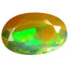 1.62 ct Oval (11.74 x 7.66 mm) Un-Heated Ethiopia Rainbow Opal Gemstone