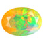 1.12 ct Oval (9.26 x 6.47 mm) Un-Heated Ethiopia Rainbow Opal Loose Stone