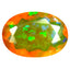 1.67 ct Oval (11.20 x 7.69 mm) Un-Heated Ethiopia Rainbow Opal Stone