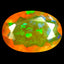 1.67 ct Oval (11.20 x 7.69 mm) Un-Heated Ethiopia Rainbow Opal Stone
