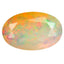 1.13 ct Oval (10.42 x 6.65 mm) Un-Heated Ethiopia Rainbow Opal Stone