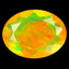 1.10 ct Oval (9.22 x 7.02 mm) Un-Heated Ethiopia Rainbow Opal Stone
