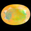 1.27 ct Oval (9.65 x 6.97 mm) Un-Heated Ethiopia Rainbow Opal Stone