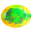 1.19 ct Oval (9.64 x 7.31 mm) Un-Heated Ethiopia Rainbow Opal Gemstone