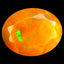 1.40 ct Oval (9.86 x 7.88 mm) Un-Heated Ethiopia Rainbow Opal Stone