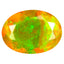1.27 ct Oval (9.20 x 6.69 mm) Un-Heated Ethiopia Rainbow Opal Stone