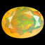1.21 ct Oval (9.76 x 7.30 mm) Un-Heated Ethiopia Rainbow Opal Loose Stone
