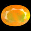 1.27 ct Oval (9.71 x 7.14 mm) Un-Heated Ethiopia Rainbow Opal Stone