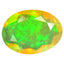 1.18 ct Oval (9.54 x 7.03 mm) Un-Heated Ethiopia Rainbow Opal Stone