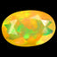 1.28 ct  Oval (10.04 x 6.89 mm) Un-Heated Ethiopia Rainbow Opal Stone