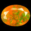 1.20 ct Oval (9.78 x 7.35 mm) Un-Heated Ethiopia Rainbow Opal Stone