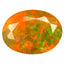 1.20 ct Oval (9.78 x 7.35 mm) Un-Heated Ethiopia Rainbow Opal Stone