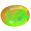 1.60 ct Oval (9.65 x 7.09 mm) Un-Heated Ethiopia Rainbow Opal Gemstone