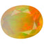 2.61 ct Oval (11.84 x 9.38 mm) Un-Heated Ethiopia Rainbow Opal Stone