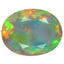 2.73 ct Oval (11.94 x 9.14 mm) Un-Heated Ethiopia Rainbow Opal Stone