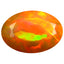 2.52 ct Oval (12.52 x 8.75 mm) Un-Heated Ethiopia Rainbow Opal Gemstone
