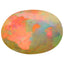 2.09 ct Oval (11.29 x 8.24 mm) Un-Heated Ethiopia Rainbow Opal Gemstone