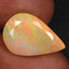 3.31 ct Pear (14.69 x 9.65 mm) Un-Heated Ethiopia Rainbow Opal Stone