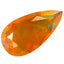 2.98 ct Pear (17.34 x 9.03 mm) Un-Heated Ethiopia Rainbow Opal Stone