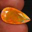 2.98 ct Pear (17.34 x 9.03 mm) Un-Heated Ethiopia Rainbow Opal Stone