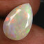 2.46 ct Pear (13.61 x 9.07 mm) Un-Heated Ethiopia Rainbow Opal Stone