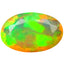 1.22 ct Oval (10.33 x 6.62 mm) Un-Heated Ethiopia Rainbow Opal Gemstone