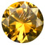 0.40 ct Round (4.73 x 4.73 mm) Natural Fancy Golden Yellow Tanzanite