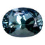 0.91 ct Oval (6.52 x 4.87 mm) Greenish Blue Un-Heated Natural Tanzanite
