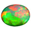 3.71 ct Oval Cabochon (13.23 x 10.16 mm) Play of Colors Rainbow Opal
