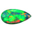 2.28 ct Pear Cabochon (15.96 x 8.00 mm)Play of Colors Rainbow Opal Stone