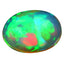 6.27 ct Charming Oval Cabochon (16.31 x 11.98 mm) Ethiopian Rainbow Opal