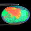 4.55 ct Stunning Oval Cabochon (14.16 x 9.46 mm) Ethiopian Rainbow Opal