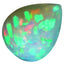 7.90 ct Valuable Pear Cabochon (16.99 x 13.77 mm) Ethiopian Rainbow Opal