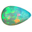 5.64 ct Pear Cabochon (17.28 x 11.47 mm) Ethiopian Natural Rainbow Opal