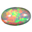 8.53 ct Oval Cabochon (18.16 x 11.46mm) Multicolor Welo Rainbow Opal Stone