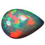 14.15 ct Pear Cabochon (20.72 x 14.44 mm)Multicolor Rainbow Opal Stone
