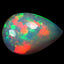 14.15 ct Pear Cabochon (20.72 x 14.44 mm)Multicolor Rainbow Opal Stone