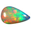 18.44 ct Pear Cabochon (26.13 x 15.51 mm)Multicolor Rainbow Opal Stone