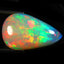 18.44 ct Pear Cabochon (26.13 x 15.51 mm)Multicolor Rainbow Opal Stone