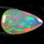 18.44 ct Pear Cabochon (26.13 x 15.51 mm)Multicolor Rainbow Opal Stone