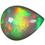 11.22 ct Pretty Pear Cabochon (17.28 x 14.27 mm) Multicolor Rainbow Opal