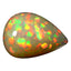 11.36 ct Pear Cabochon (19.50 x 14.11 mm)Multicolor Rainbow Opal Stone