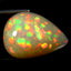 11.36 ct Pear Cabochon (19.50 x 14.11 mm)Multicolor Rainbow Opal Stone