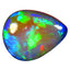 13.52 ct Pear Cabochon (20.83 x 16.84 mm) Multicolor Rainbow Opal Stone